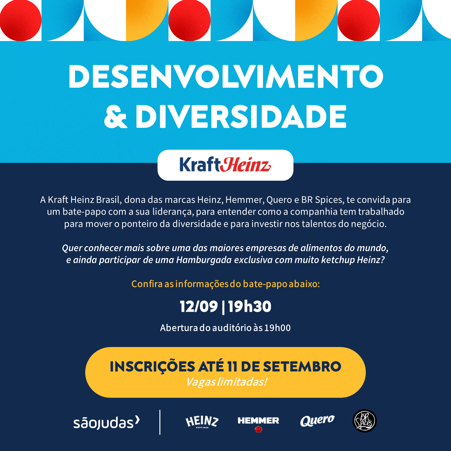 Kraft Heinz Brasil promove evento sobre diversidade e talentos na São Judas Mooca