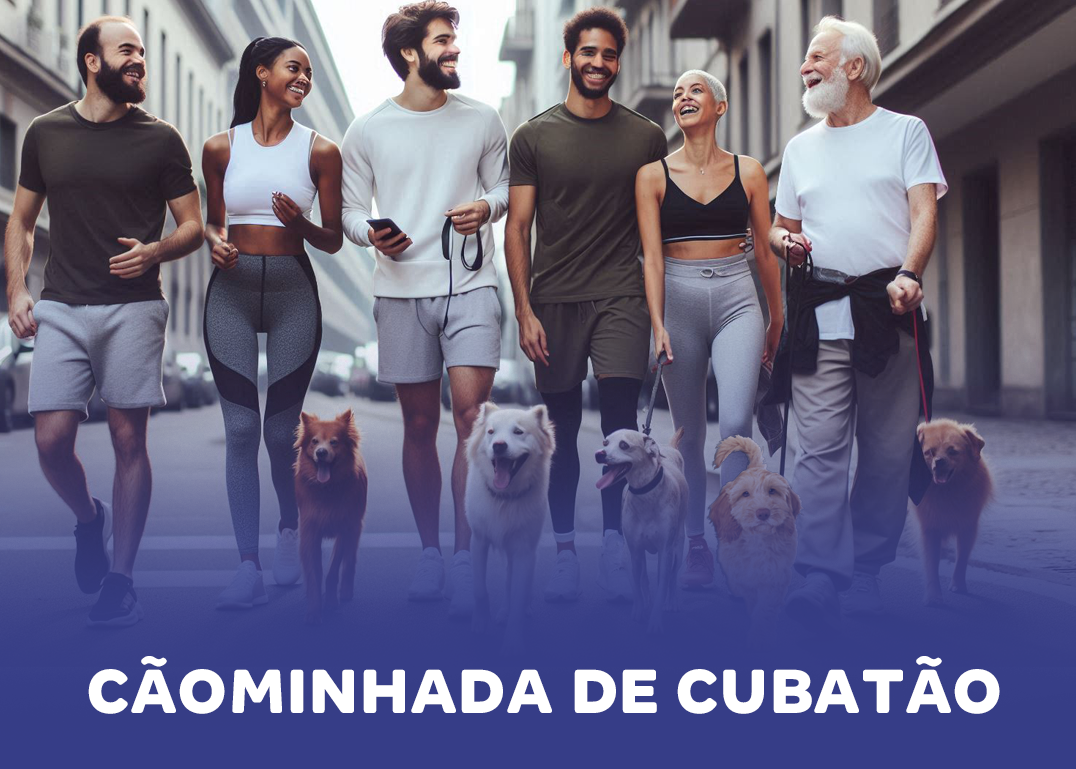 “Cãominhada de Cubatão” reúne tutores e pets para conscientização sobre cuidados com os animais