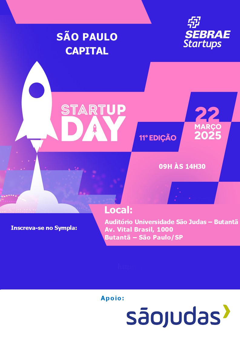 Startup Day chega à 11ª edição e reúne empreendedores na São Judas